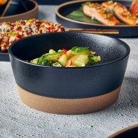 Kava Black Stoneware Bowl 